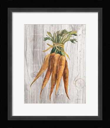 Framed Market Vegetables I Print