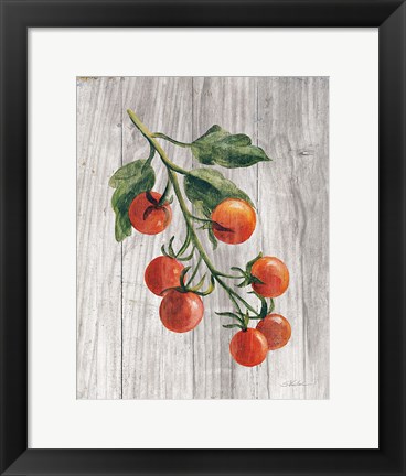 Framed Market Vegetables IV Print