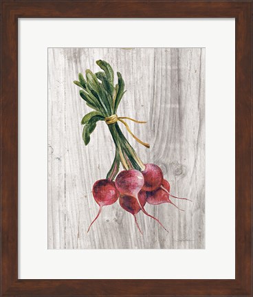 Framed Market Vegetables III Print