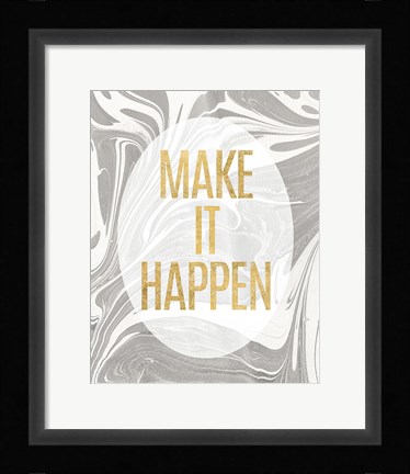 Framed Lets Go for the Gold I Print