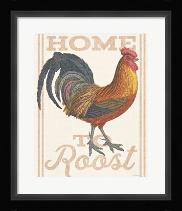 Framed Home to Roost II Print