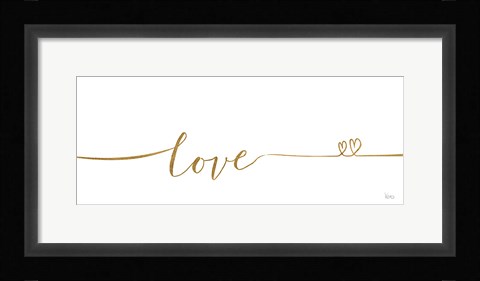 Framed Underlined Thoughts I Print