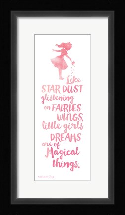 Framed Little Girls Dreams Print