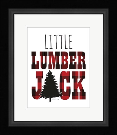 Framed Little Lumberjack Print