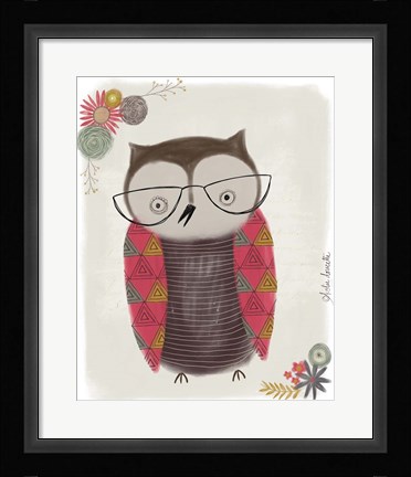 Framed Owl Print