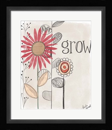 Framed Grow Print