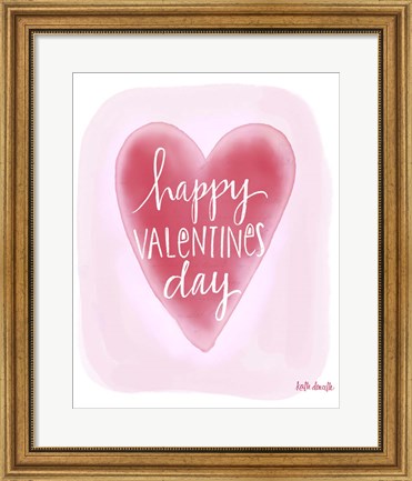 Framed Valentine&#39;s Day Print