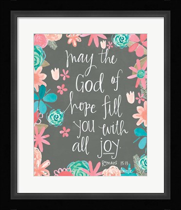Framed Hope of God Print