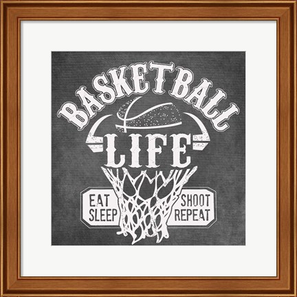 Framed Basketball Life Print