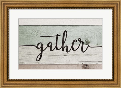 Framed Gather - Panel Print