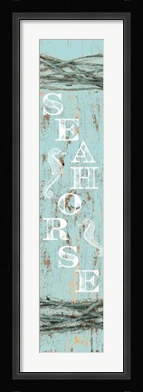 Framed Seahorse Print