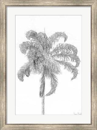 Framed Swaying Palm III Print