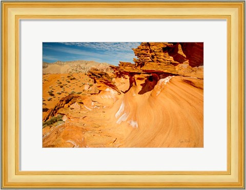 Framed Utah Rock Formation I Print