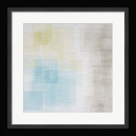 Framed White Abstract II Print