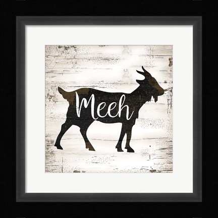 Framed Farmhouse Goat Print