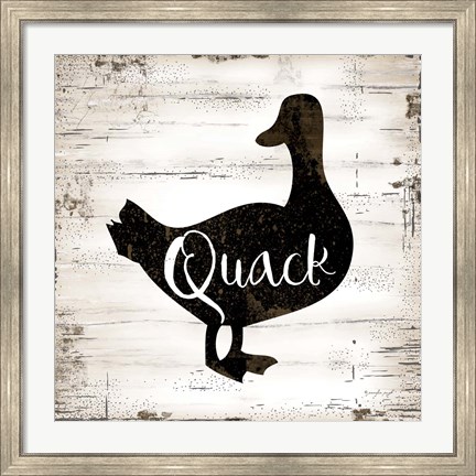 Framed Farmhouse Duck Print
