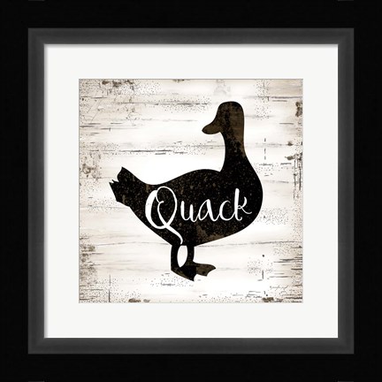 Framed Farmhouse Duck Print