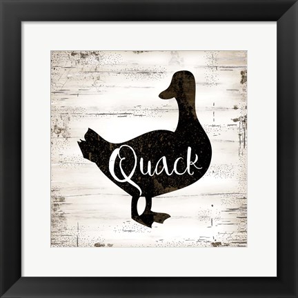 Framed Farmhouse Duck Print