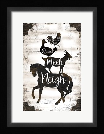 Framed Farmhouse Stack Print