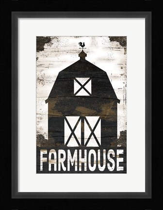 Framed Farmhouse Barn Print