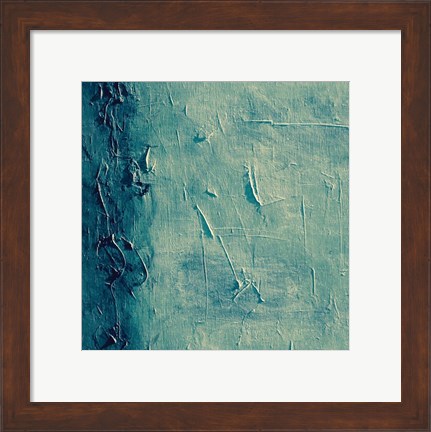 Framed Blue Mist Print