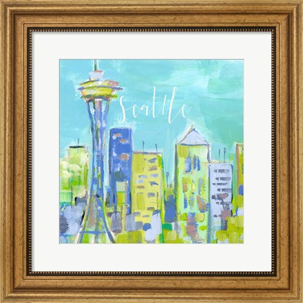 Framed Seattle Print
