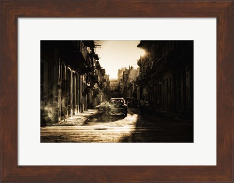 Framed Mystic Morning In Havana Print