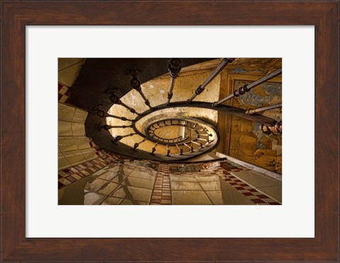 Framed Heinen D&#39;escalier Print