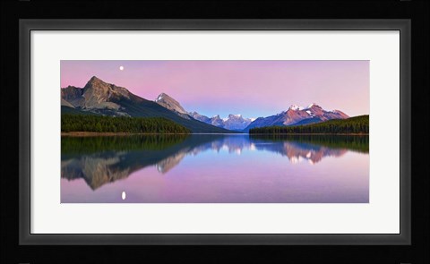 Framed Maligne Lake Print