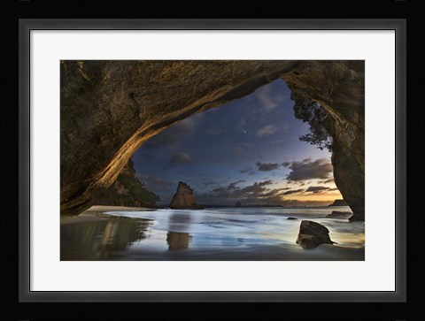 Framed Cathedral Cove Print