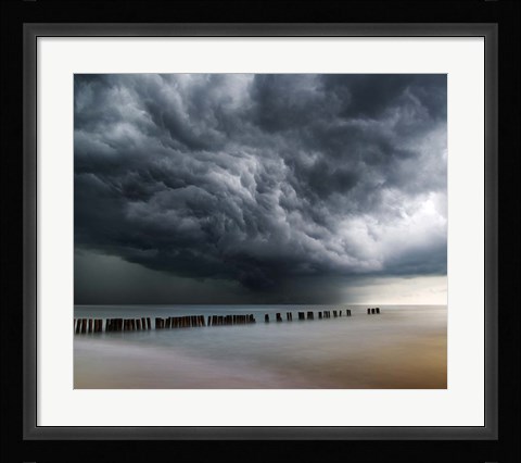 Framed Dark Clouds Print