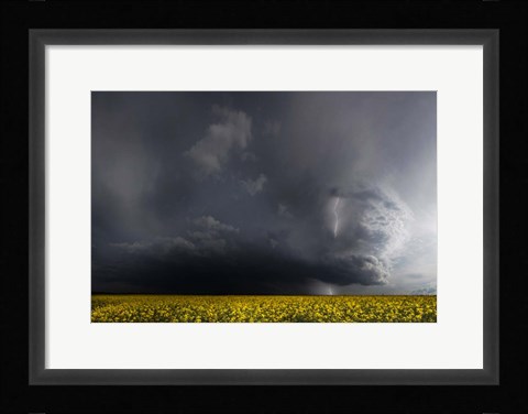 Framed Gewitterfront Print