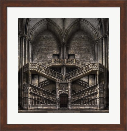 Framed Tribute To Escher Print