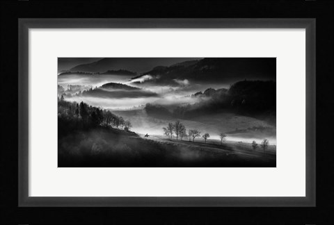 Framed Morning Ride Print