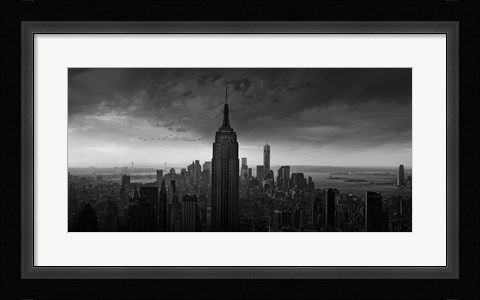 Framed New York Rockefeller View Print