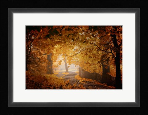 Framed Turn To Fall Print