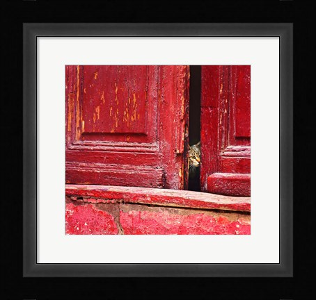 Framed Behind The Scene Print