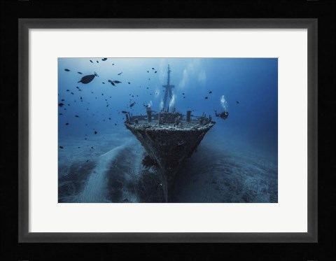 Framed Hai Siang Wreck Print