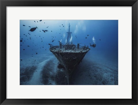 Framed Hai Siang Wreck Print