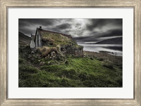 Framed Turf And Stones Print