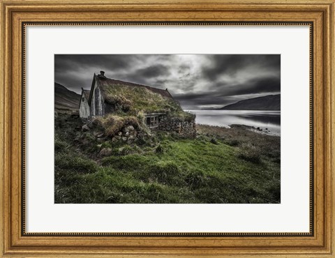 Framed Turf And Stones Print