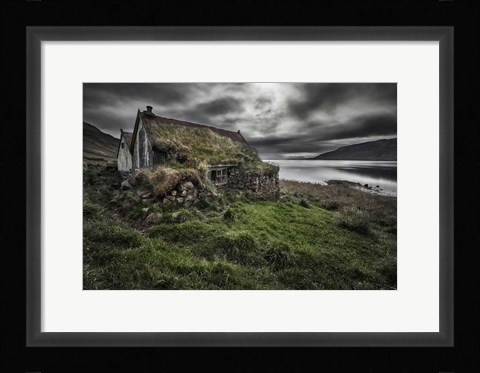 Framed Turf And Stones Print