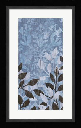 Framed Garden Damask I Print