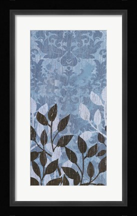 Framed Garden Damask II Print