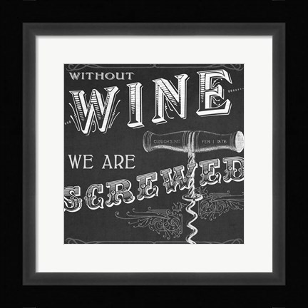 Framed Kitchen Sass V Print