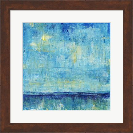 Framed Water Reflections IV Print