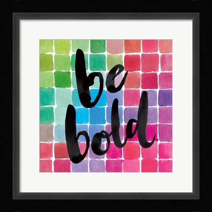 Framed Color Quotes I Print