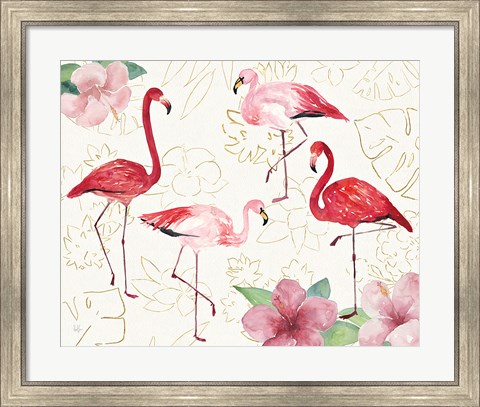 Framed Tropical Fun Bird VIII Print