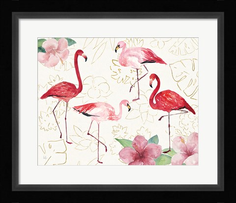 Framed Tropical Fun Bird VIII Print