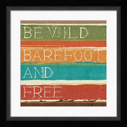 Framed Thoughtful Strokes II Print